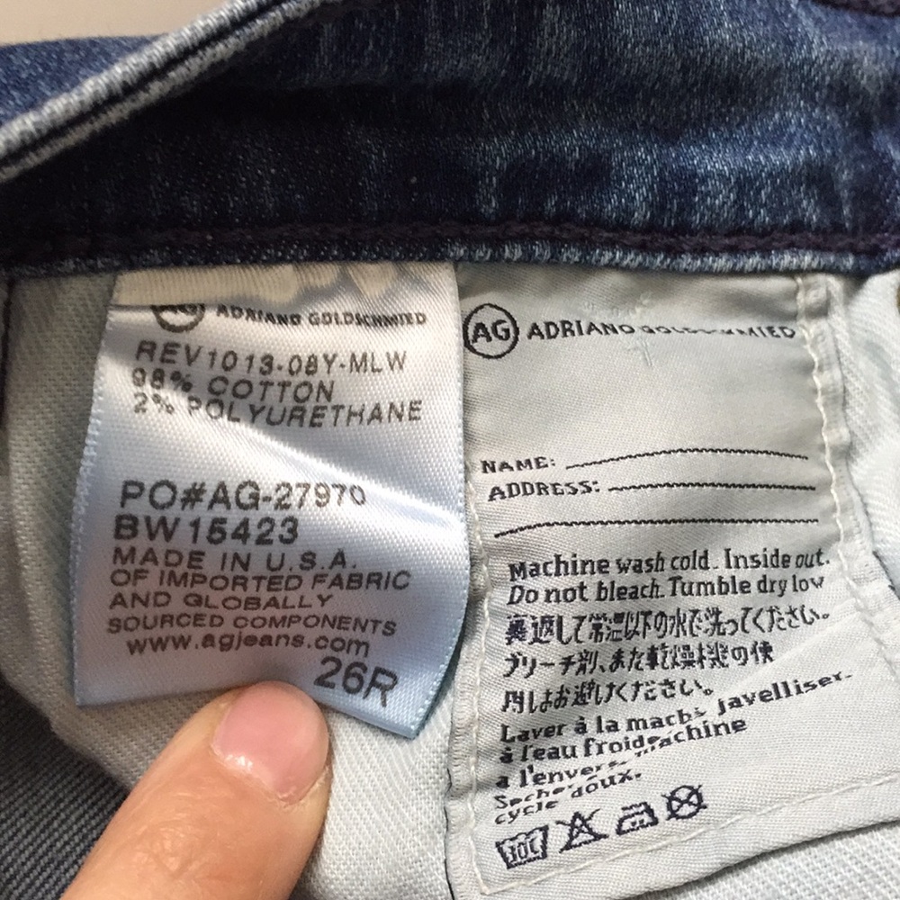 Ag Adriano Goldschmied The angel bootcut size 26r - Picture 4 of 9